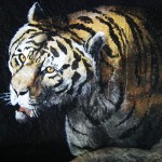 Henry-Vilas-Zoo-train-tunnel-tiger-painted-by-Paul-Barker