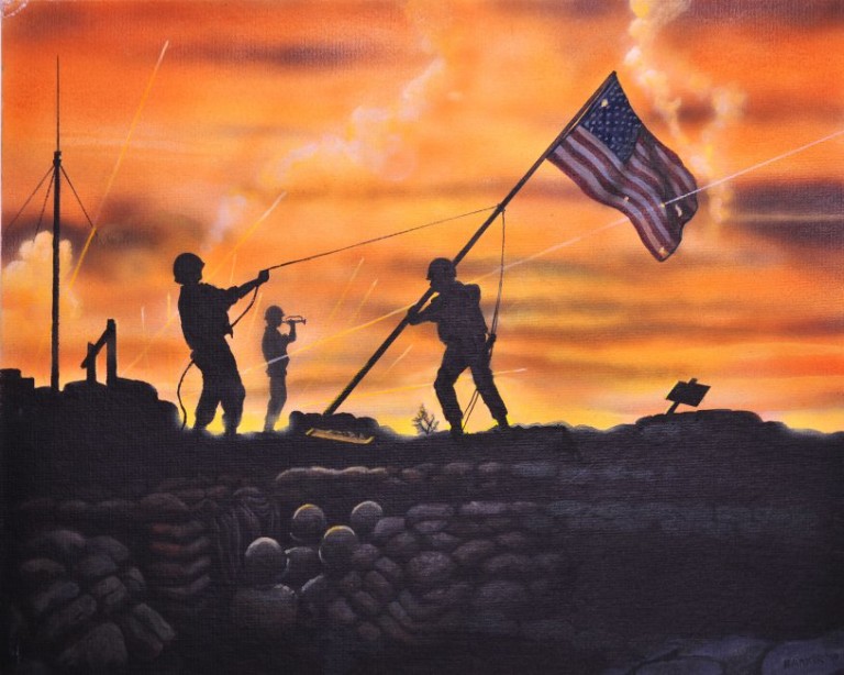 Vietnam War Art Googleplex Murals vietnam-war-art-googleplex-murals